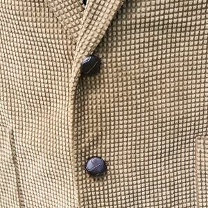 44 VTG Tan Brown CUT CORDUROY Sport Coat Mens CLUB ACADEMIA Jacket‎ EXC Blazer